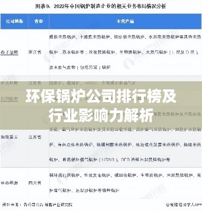 环保锅炉公司排行榜及行业影响力解析